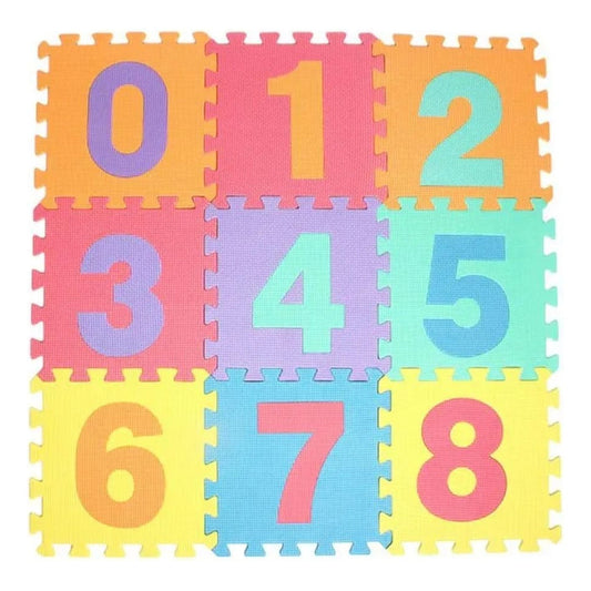 Alfombra Goma Eva  Cuadros 30x30 Bebes Y Niños