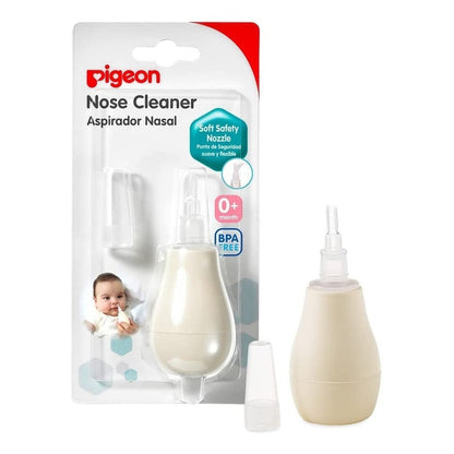 Aspirador Nasal Saca Mocos Con Deposito Pigeon Color Beige