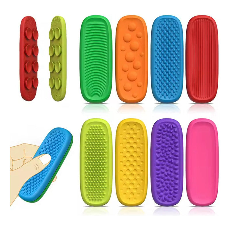 Kit Sensorial Visual Táctil  Antiestrés Multitexturas Niños