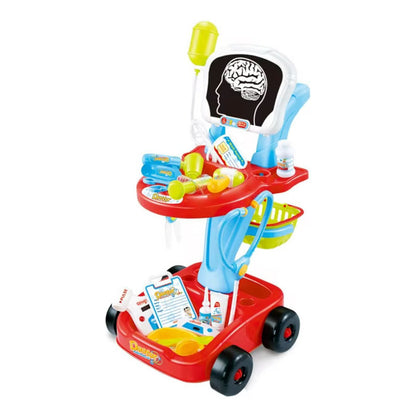 Carro Doctor Juguete Didáctico Juego De Roles Niños Azul