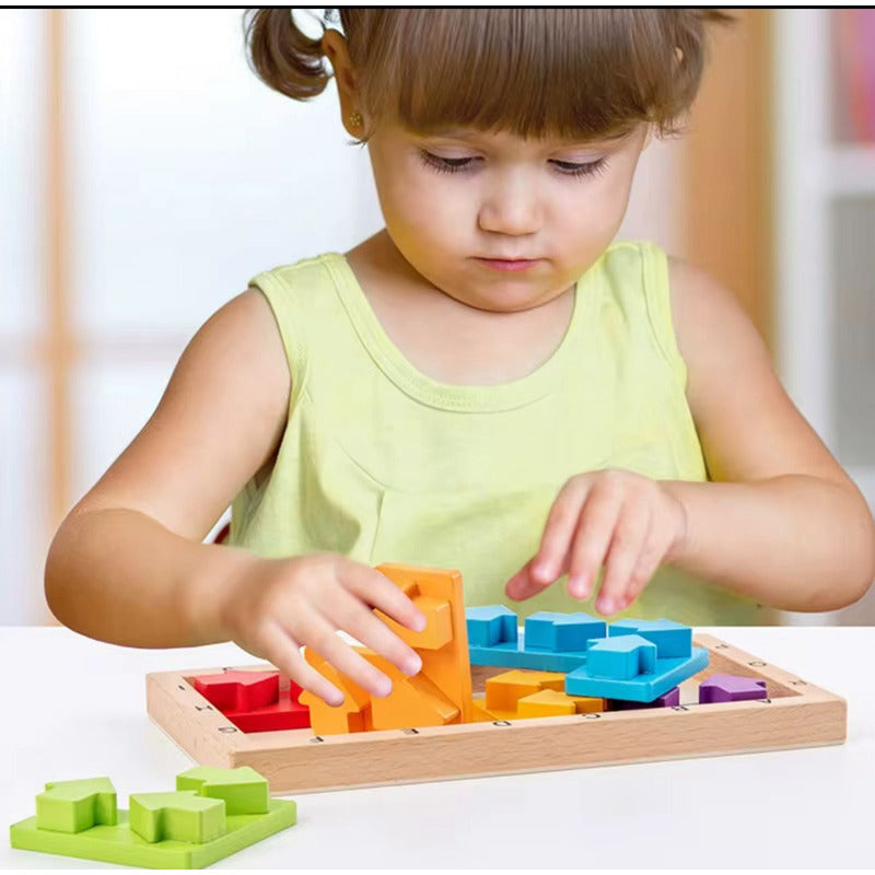 Juego Didáctico Patrones De Flechas Y Colores Para Niños Multicolor