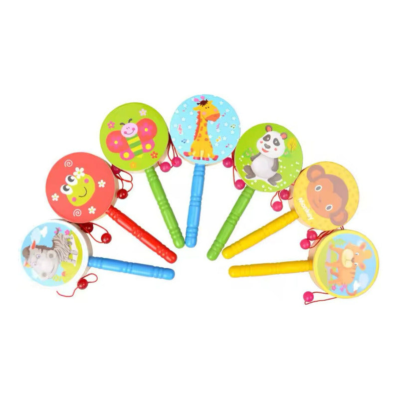 Set Instrumentos Musical Sensorial Madera Para Niños