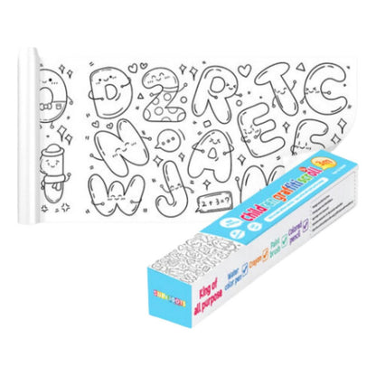 Rollo Papel Para Colorear Dibujo Para Niños Manualidades