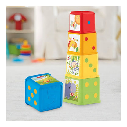Juego Bloques Para Apilar Y Explorar Fisher Price Bebe-niños Multicolor