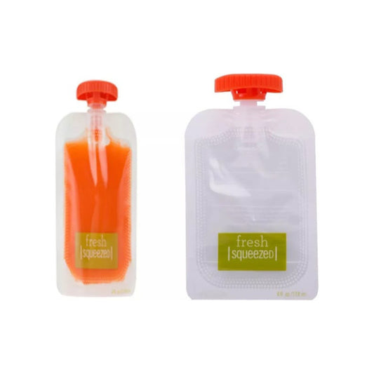 Pack 10 Bolsas Para Papillas Y Compotas Bebés Niños