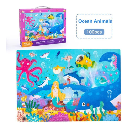 Rompecabezas Puzzle Animales Marinos Niños