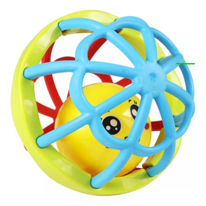 Pelota Sonajero Flexible Estimulación Sensorial Del Bebé