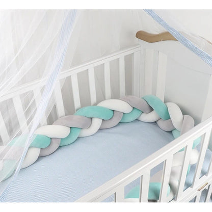 Trenza Cojín Seguridad Para Cuna Bebes Protección