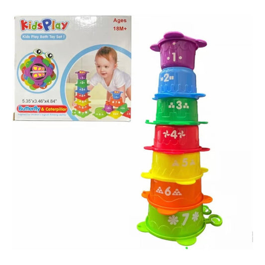 Juguete Apilable Vasos Bebé-niños Multiusos