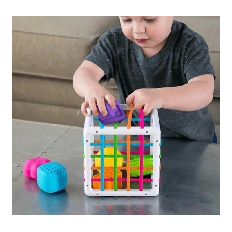 Juego Didáctico Cubo Sensorial Bebé Estimulación Temprana