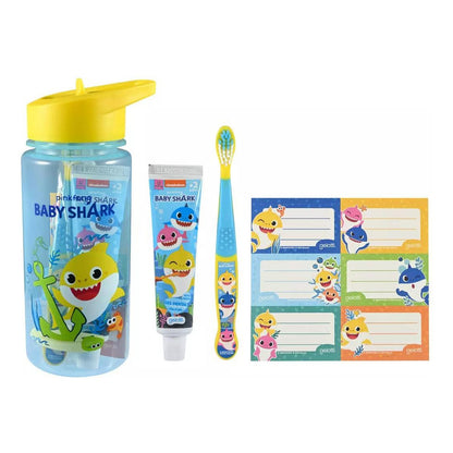 Set Dental Niños Con Botella-cepillo-pasta Dental-sticker