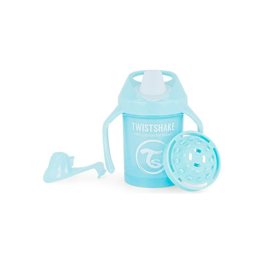 Vaso Anti Derrame Mini Cup 230 Ml Twistshake Celeste Liso