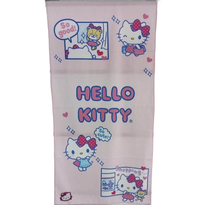 Toalla De Playa Hello Kitty Multiusos Niños-niñas