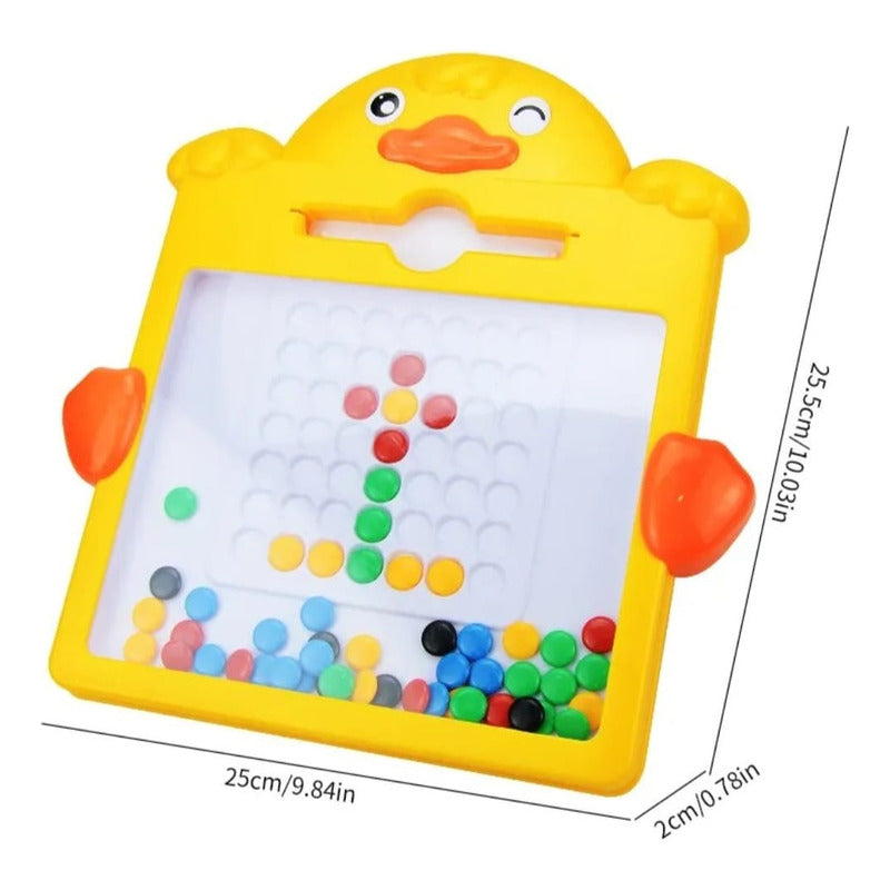 Juego Tablero De Patrones Magnético Modelo Patico Niños