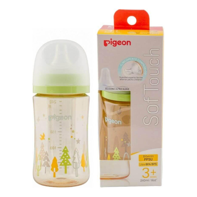 Biberón Mamadera Softouch Pigeon Ppsu Diseños 240ml