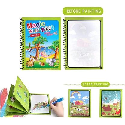 Cuaderno Magico De Agua Para Niños Y Niñas Dibujo