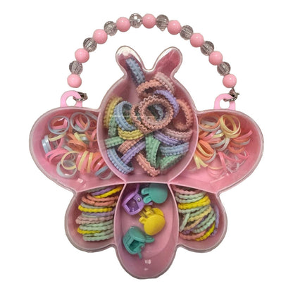 Set Pinches Y Colets Para Niñas-bebes Con Cajita