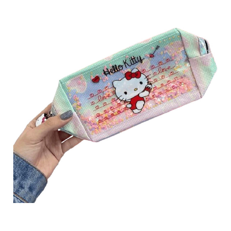 Estuche Lapices-cosmeticos-multiusos Hello Kitty Kawaii Niña