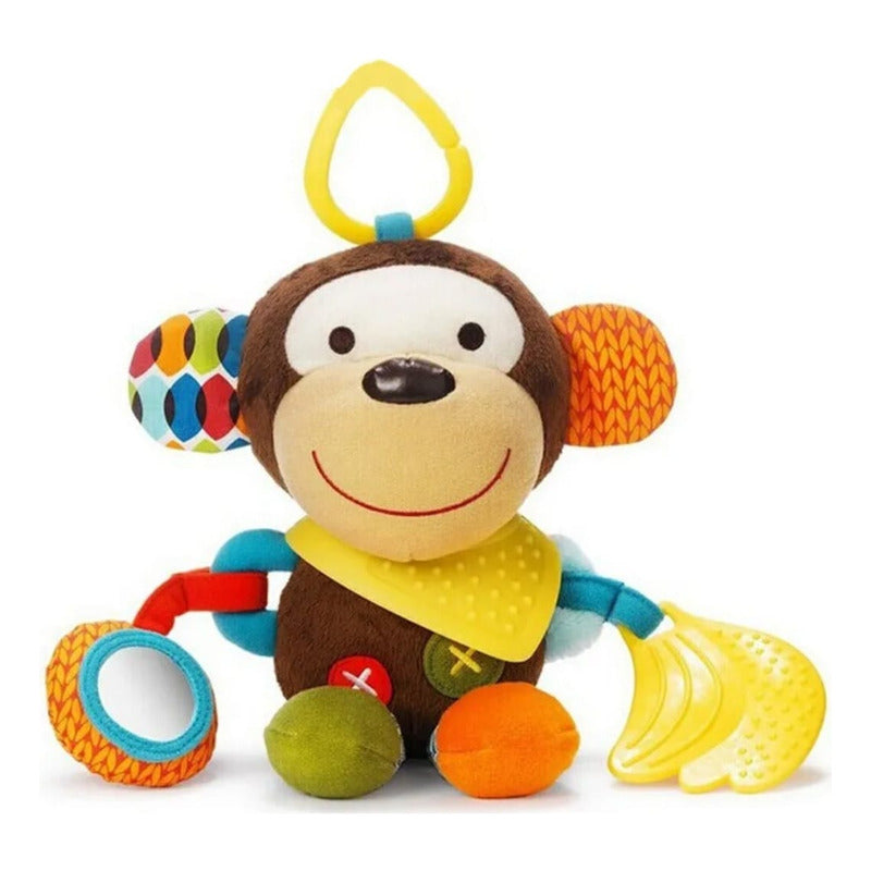 Juguete Peluche Sensorial Bebé Con Sonajero Y Mordedor