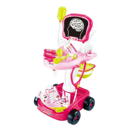 Carro Doctor Juguete Didáctico Juego De Roles Niños Rosa