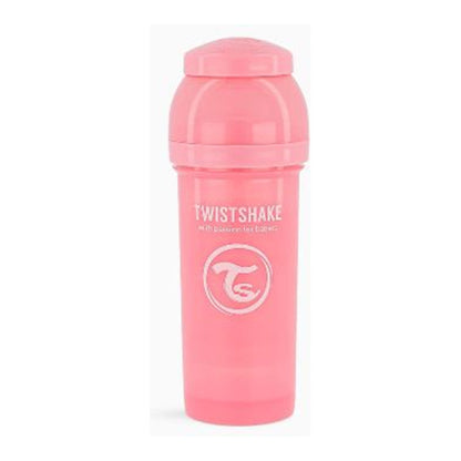 Mamadera Twistshake Anti-cólico 260ml Rosa Liso