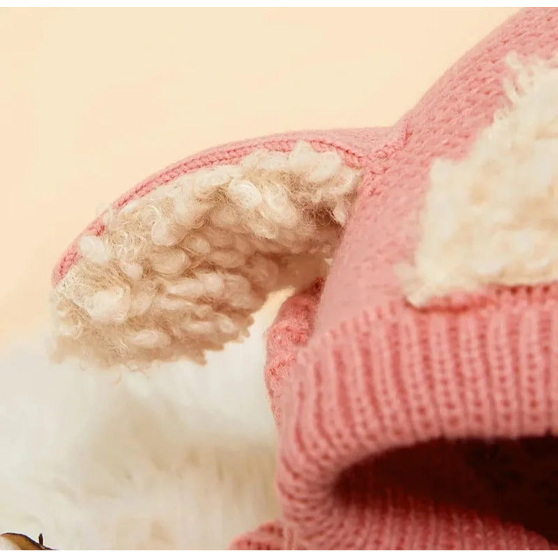 Gorro De Lana Invierno Ovejita Niño-niña-bebé