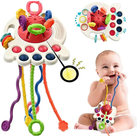 Juego Sensorial Para Bebe Educativo Montessori Silicona