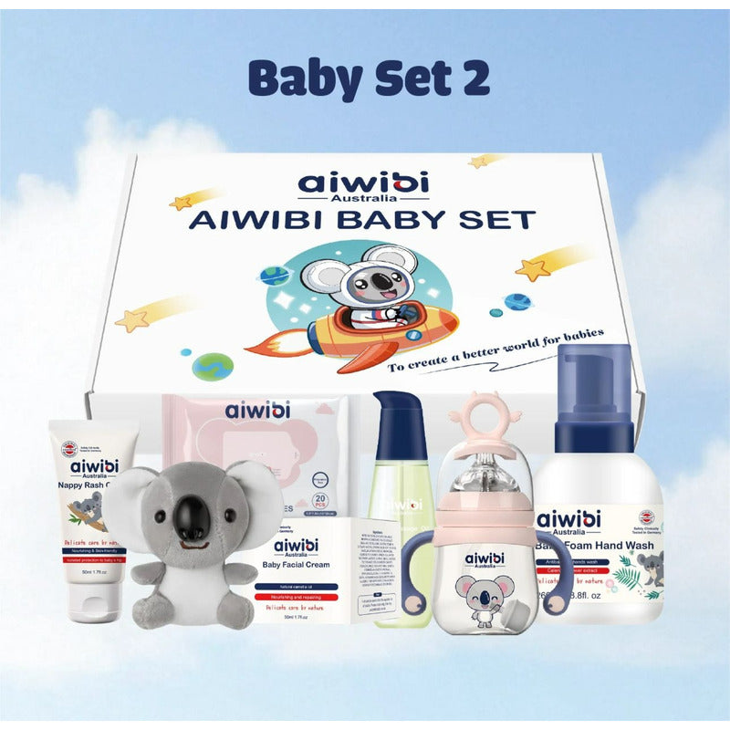Set De Regalo Cuidado Del Bebé Recién Nacido Aiwibi Rosado - Bebe