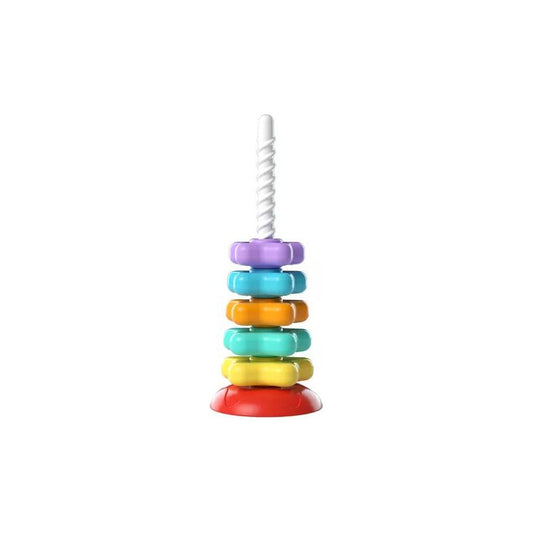 Torre De Encaje Giratoria Juego De Apilar Niños