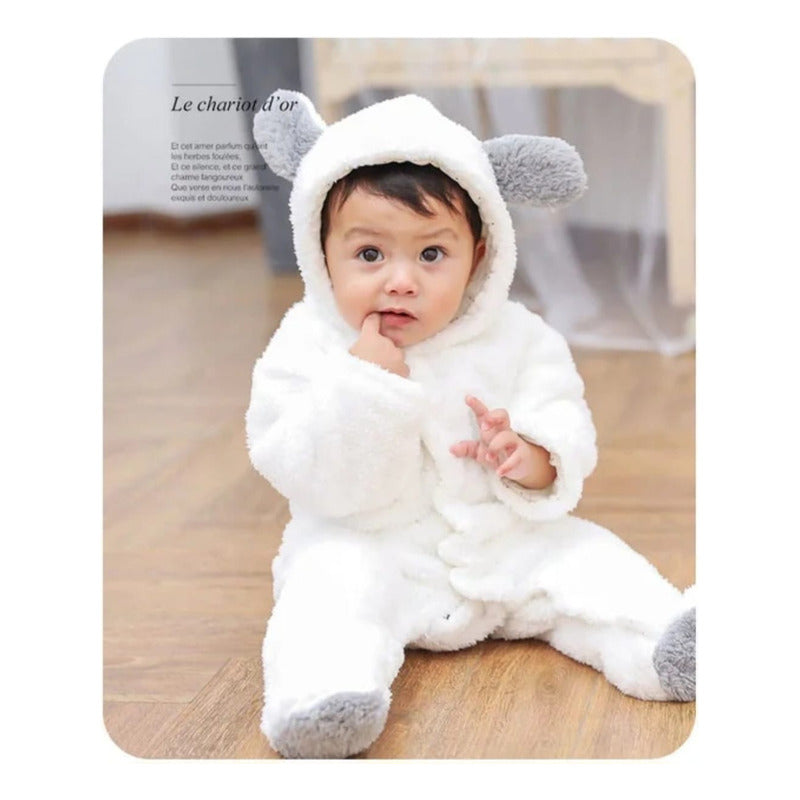 Enterito Osito Plush Peludito Polar Bebé
