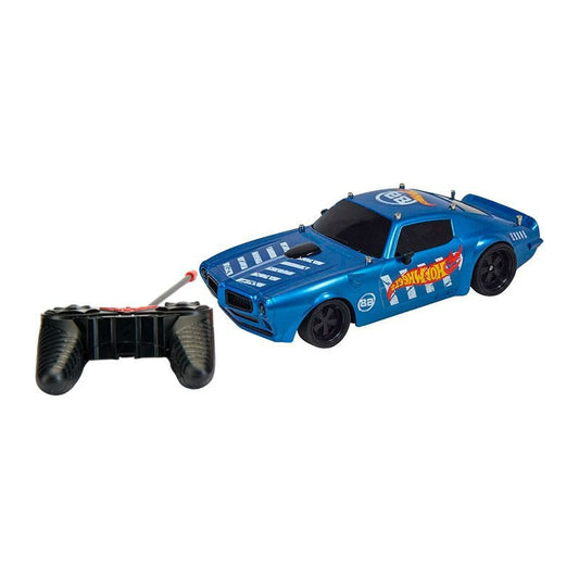 Juguete Auto A Control Remoto Speed King Hot Wheels Azul Auto