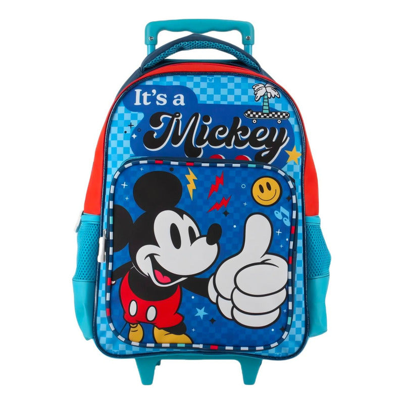 Mochila Infantil Con Rueda +lonchera+estuche Niños