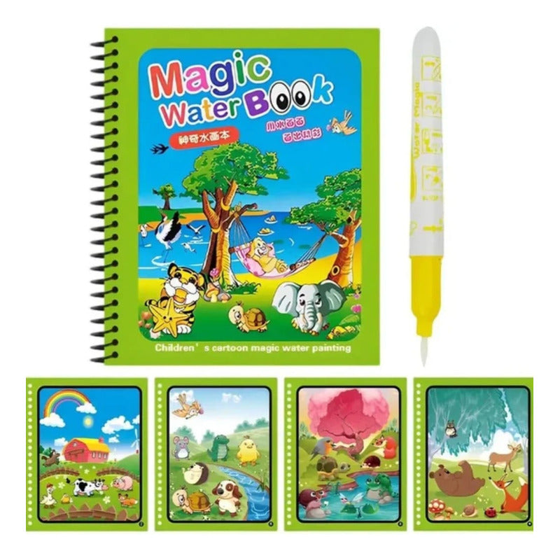 Cuaderno Magico De Agua Para Niños Y Niñas Dibujo