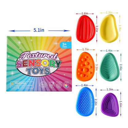 Kit Sensorial Visual Táctil  Antiestrés Multitexturas Niños