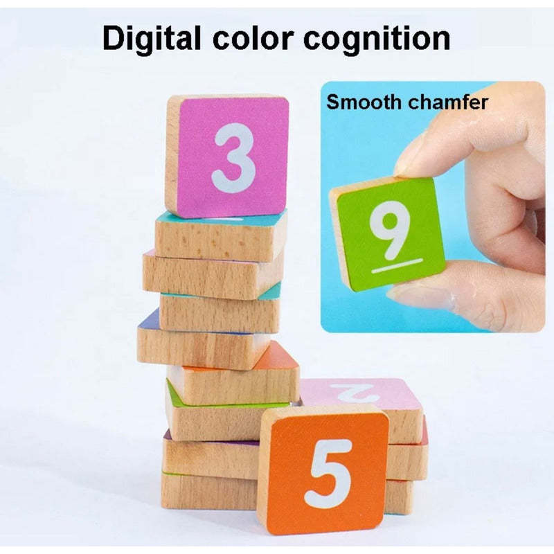 Juego Didactico Aprendizaje Contar Numero Matemáticas Niños