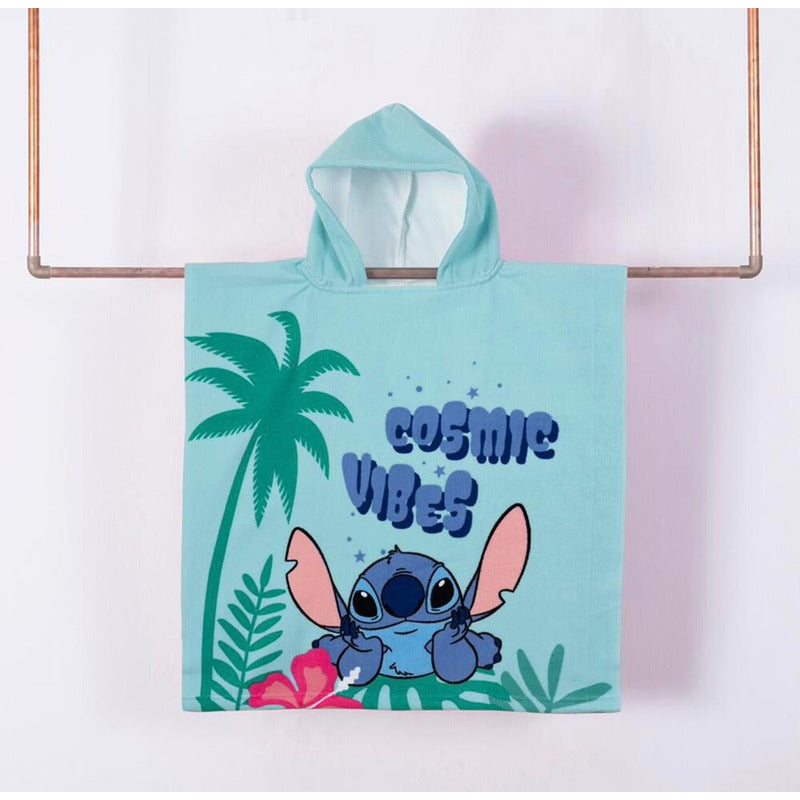 Toalla Con Capucha Niños Personajes Animados Playa-piscina
