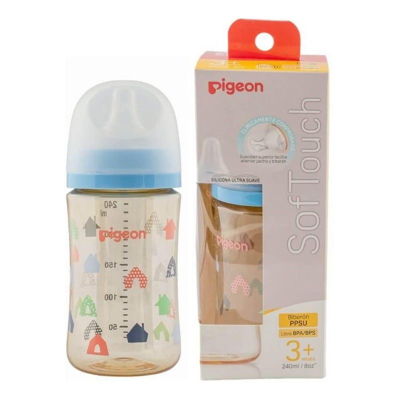 Biberón Mamadera Softouch Pigeon Ppsu Diseños 240ml
