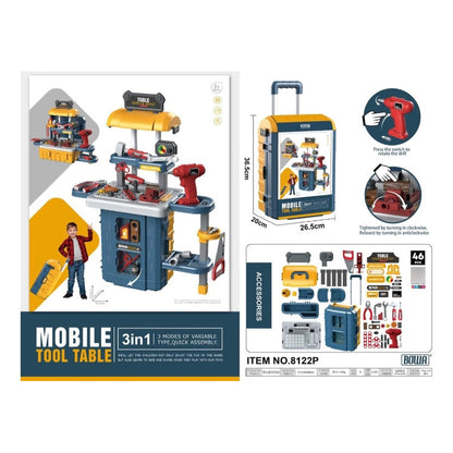 Set Taller De Herramientas Juguete Maleta Juego Roles Niños