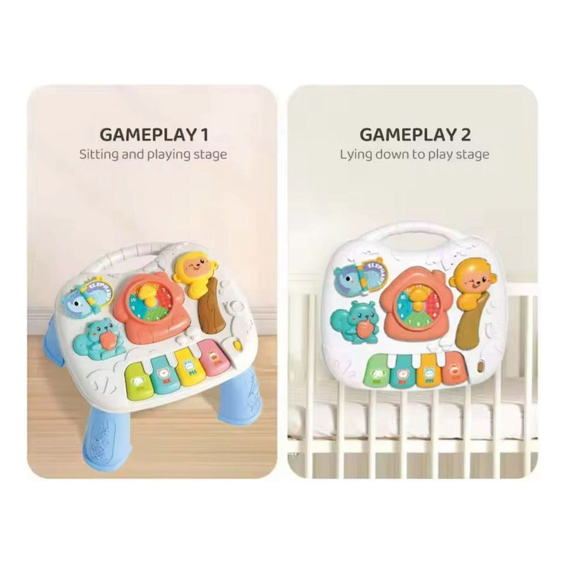 Mesa De Actividades Para Bebé 2 En 1 Musical Celeste