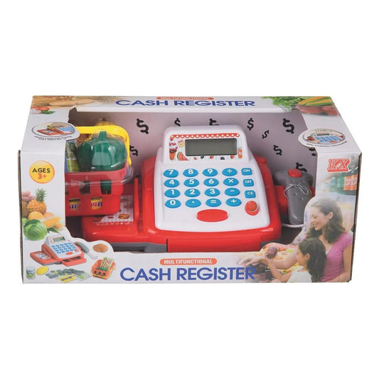 Caja Registradora Supermercado Calculadora Real Juegos Niños