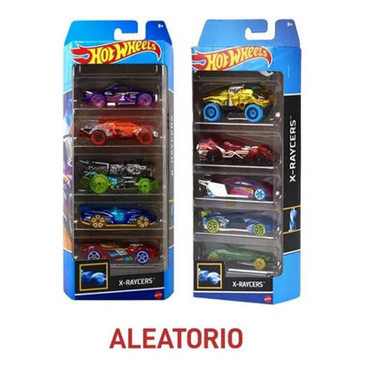 Set 5 Autos Coleccionables Vehículos Juguetes Hot Wheels Auto Multicolor