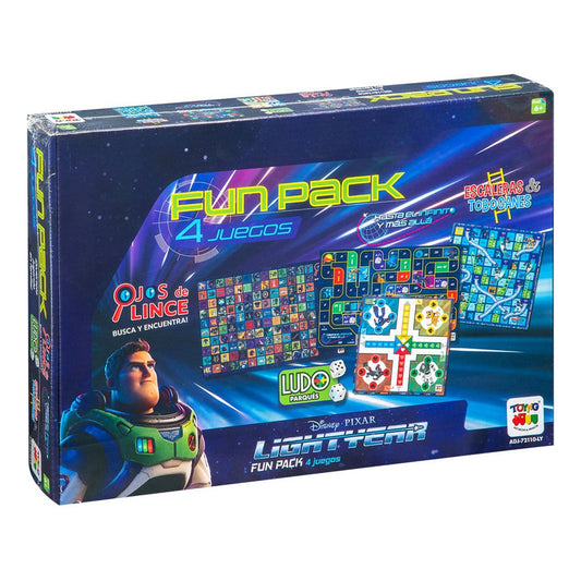Juego Mesa Detective Ojo De Lince Ludo 4 En 1 Buzz Lightyear
