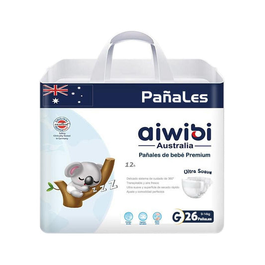 Pañales Premium Aiwibi Ultra Suave G 26 Und Grande (G)