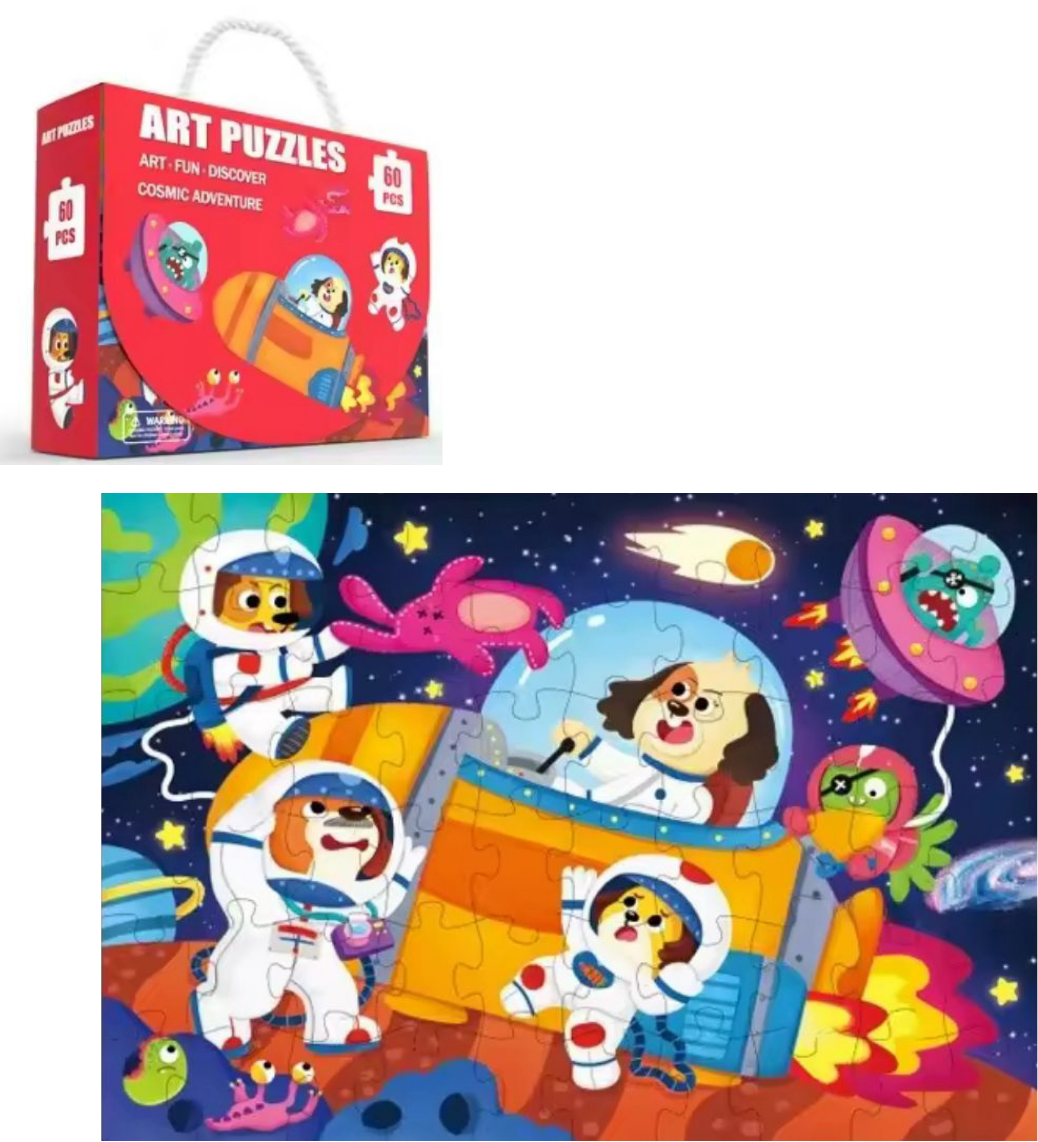 Rompecabezas Puzzle Para Niños 60 Piezas Astronauta