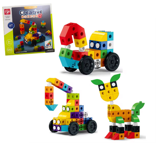 Juego de bloques uniflix armables 120 pzs