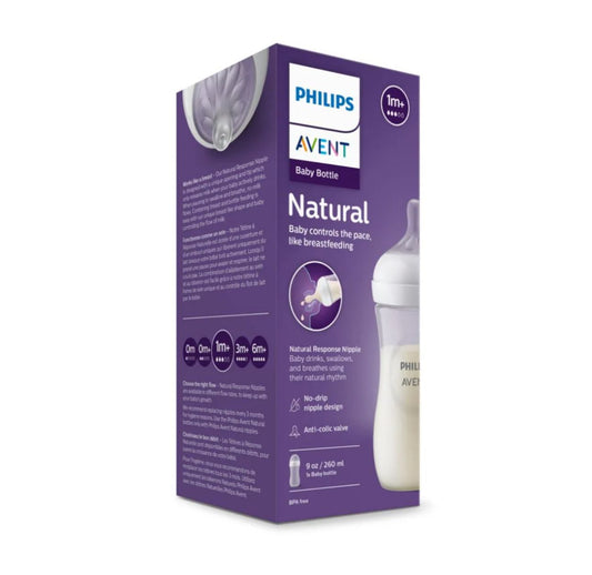 Mamadera Avent  Natural response 1M+  260ml