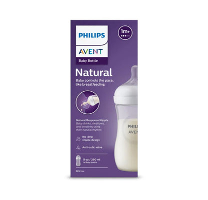 Mamadera Avent  Natural response 1M+  260ml