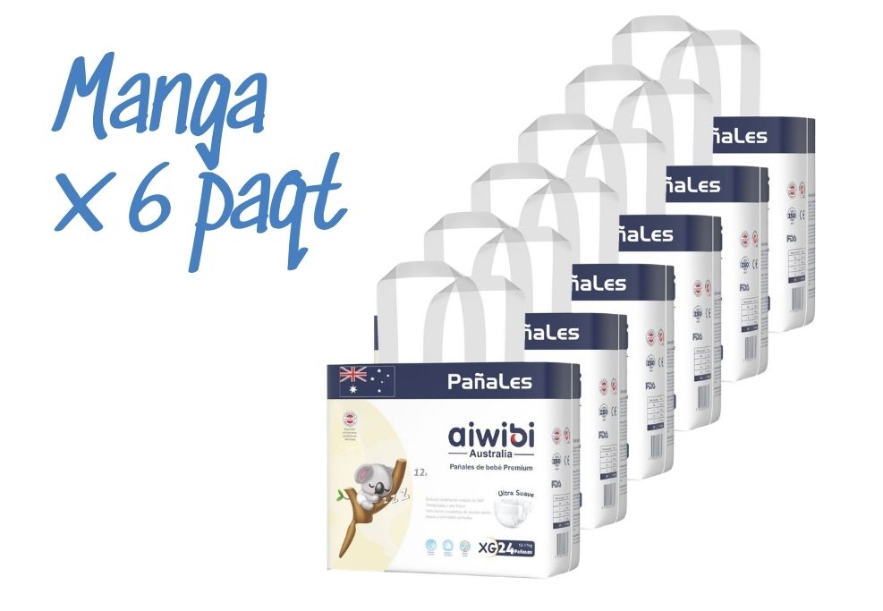 Pañales Premium Aiwibi Ultra Suave Xg