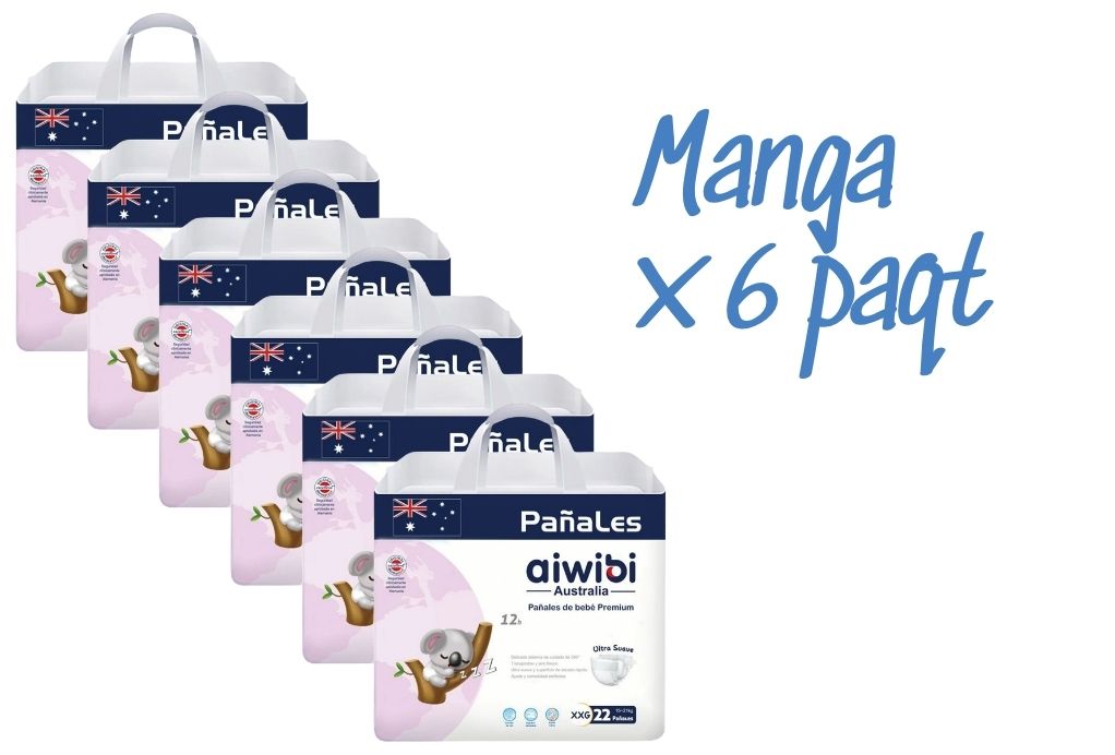 Pañales Premium Aiwibi Ultra Suave Xxg 22 Und Extra Extra Grande (xxg)