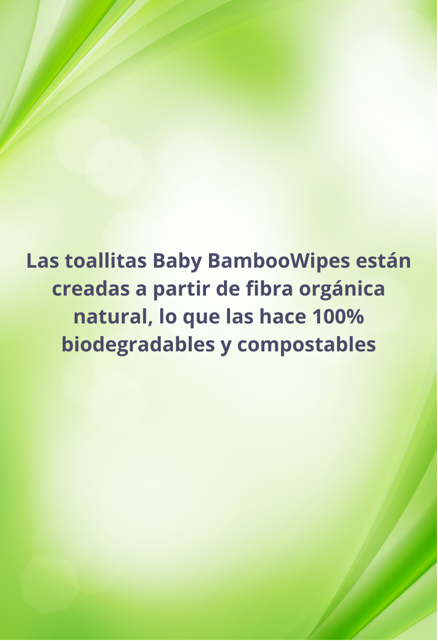 Toalla Húmedas Bambu Agua 99.9% (12x60) Biodegradable Nachin